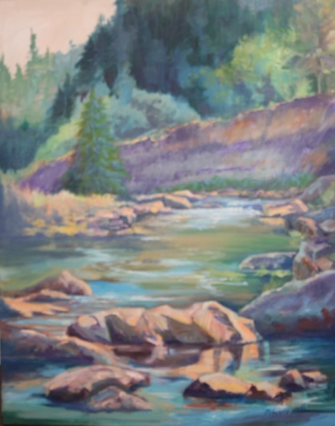 Red Deer Creek With Rocks